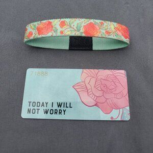 Zox  Today I Will Not Worry Wristband Medium